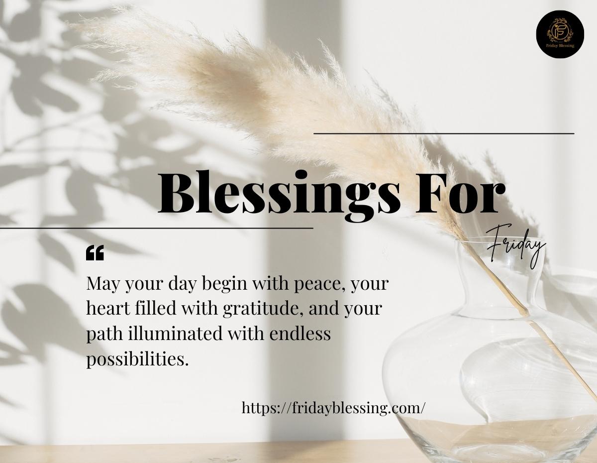 Blessings For Friday