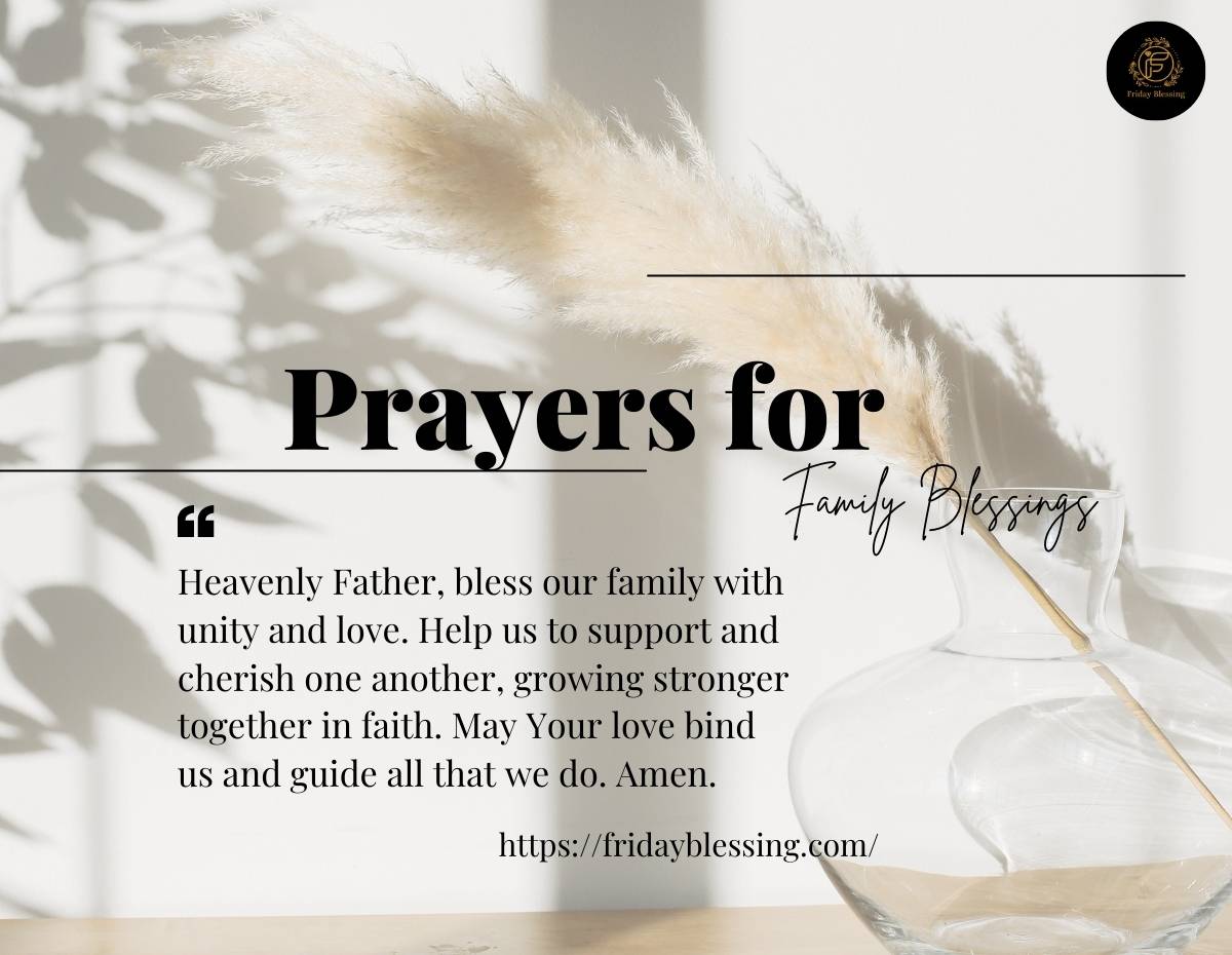 5 Prayers for Family Blessings