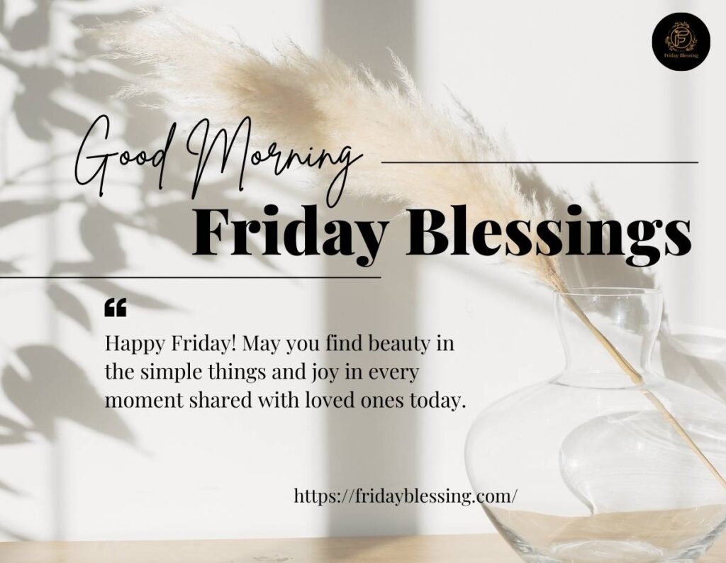 Good Morning Friday Blessings