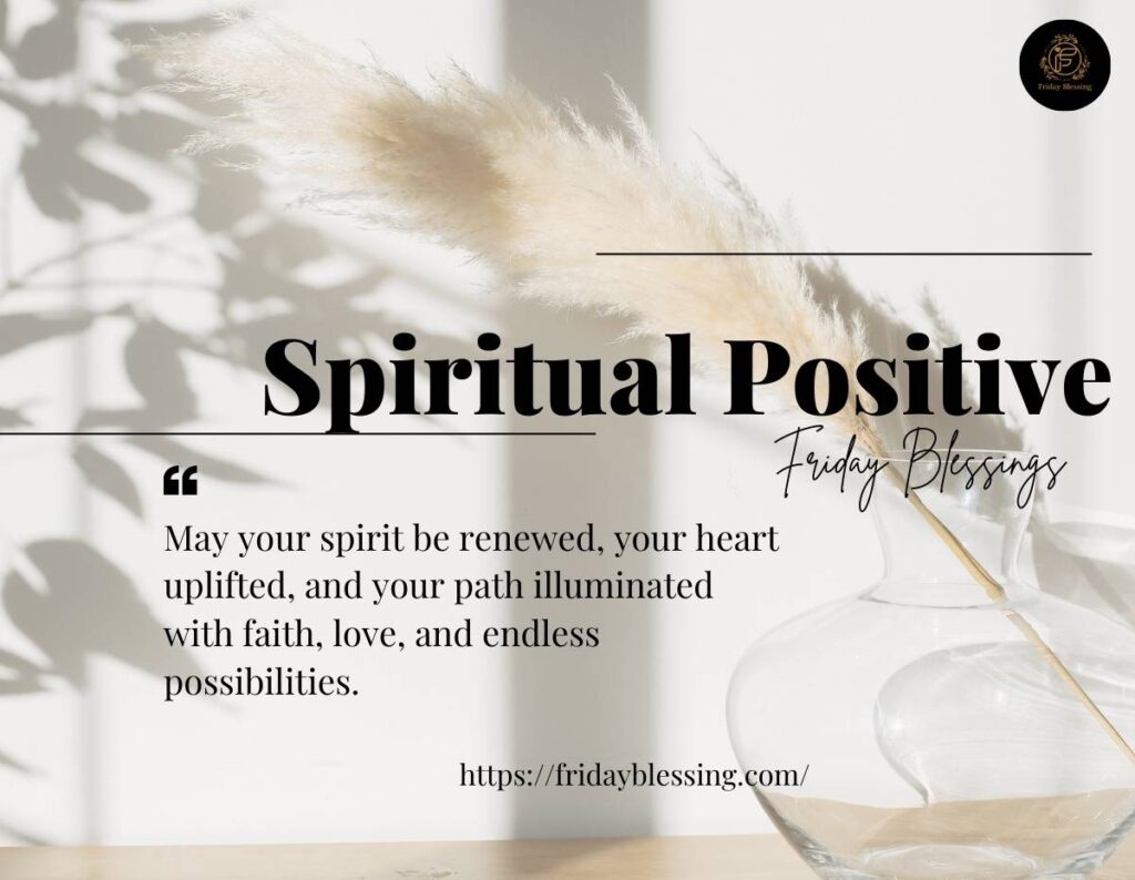 Spiritual Positive Friday Blessings